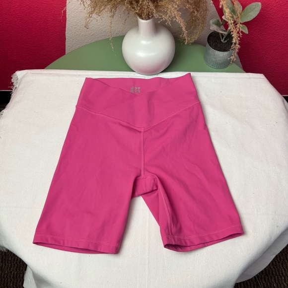 JoyLab Shorts Nwt Pink High Rise Ribbed Seamless Bike Shortsjoy Lab